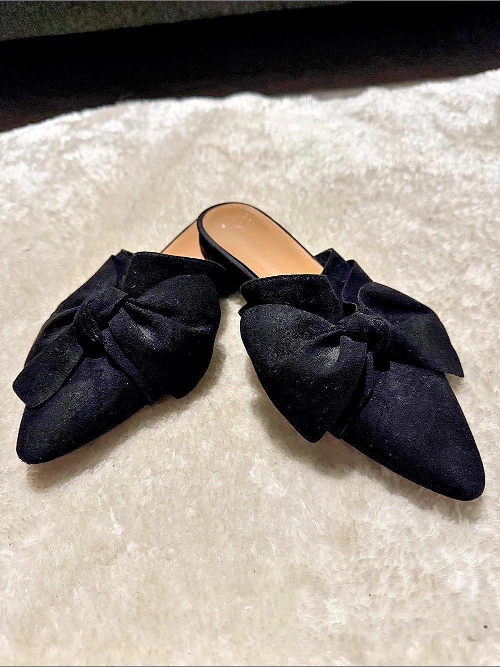 A New Day Women's Black Bow Mules